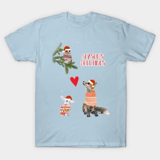 Cute Xmas Animals T-Shirt